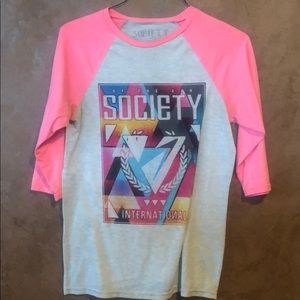 SOCIETY 3/4 sleeves